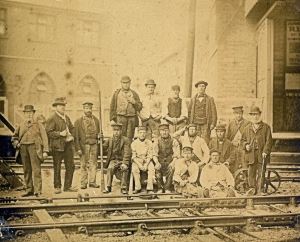 London, Chatham & Dover Railway Company labourers 1861. Dover Museum