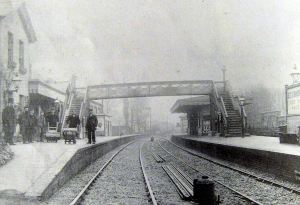 Kearsney Railway Station c1870. John Sulby