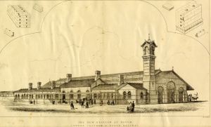 London, Chatham and Dover Railway Harbour Station designed by J R Jobbins 1860. Dover Museum