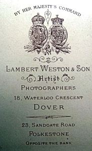 Lambert Weston 18 Waterloo Crescent. David Iron Collection