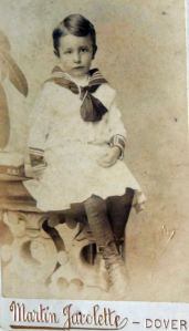 Martin Jacolette photographer subject Harry Crundall c1881. David Iron Collection