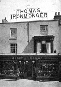 Thomas' Ironmongers 84-86 London Road for a awhile the HQ of the Dover Home Guard during World War II. Dover Museum