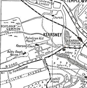 Location of Kearsney Court and Russell Gardens Kearsney circa1960s
