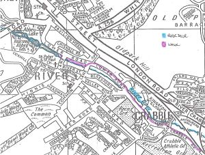 Dour Walk - River Map Service Publications c1990