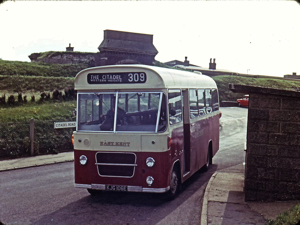 EKRCC Bedford 1967 VAS with Marshall 29 seat body. Service 135 then 309 to the Citadel, Western Heights. Richard Wallace. 