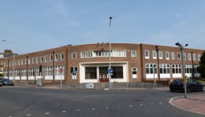CCharlton Green - the classic industrial building opened in 1952, later to become the Post Office foreign mails' depot that closed in 2003 and the building demolished in 2019 . LS