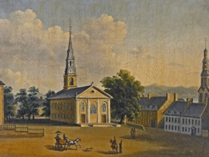 Holy Trinity Cathedral, Quebec by James Pattison Cockburn 1820, where Charles Lennox, 4th Duke of Richmond, was buried on 4 September 1819. Holy Trinity Cathedral.