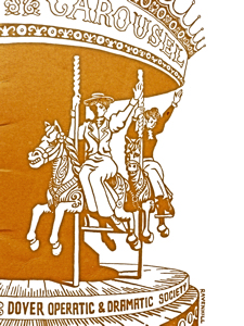 DODS Carousel programme cover of the performance staged at the Connaught Hall in 1974. George & Julie Ruck