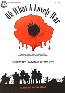 DODS production of Oh What a Lovely War in 2006. George & Julie Ruck