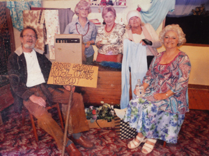 Dour Drama Group's production of Shop for Charity c2004. Peter Austen