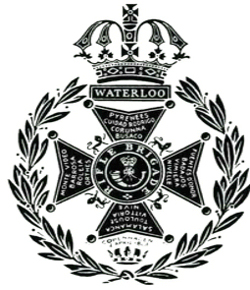 Rifle Brigade Badge. Major R D Cassidy