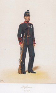  Rifleman 1858. Royal Green Jackets (The Rifles) Museum