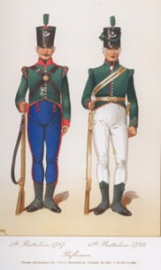 Riflemen 5th Battlion 1797 6th Battalion 1799. Royal Green Jackets (The Rifles) Museum
