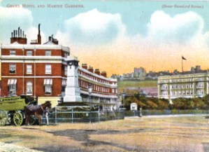  Rifle's Monument, Camden Crescent, Grand Hotel and Marine later Granville Gardens. Dover Museum