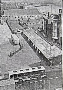 Territorial Army site on the old Seaplane site, some years before demolition in the summer of 1981. Dover Express.