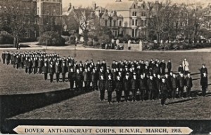  Anti-Aircraft Corps March 1915, Standing Down, Dover College Grounds. Maurice Sayers