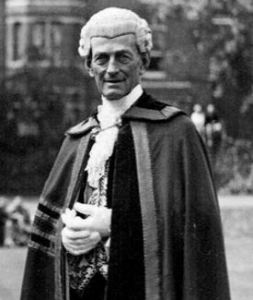 Town Clerk, Reginald Edward Knocker (1871-1956) in his official robes. Dover Museum