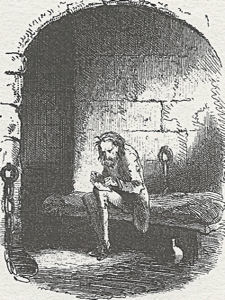  Dr Manette in the Bastille by Phiz - Hablot Knight Browne - for Charles Dickens Tale of Two Cities. Wikimedia