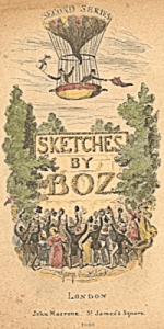 Title page of 2nd series of Sketches by Boz by Charles Dickens illustrated by George Cruikshank US Library of Congress Prints & Photo Division