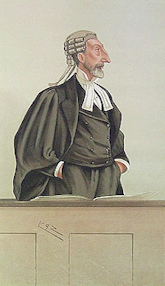 Sir Harry Bodkin Poland (1829-1928) Recorder of Dover appointed 1874. Vanity Fair 3 March 1886. Wikimedia