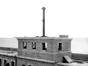 Admiralty Pier joint Royal Navy signal station 29 and Lloyds merchant shipping station being rebuilt 1907. Nick Catford