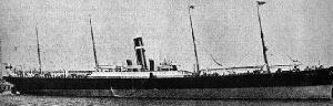 Canadian Pacific Atlantic Liner SS Montrose c1910 sank on the Goodwin Sands 1914. Wikimedia