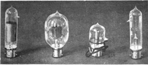 Thermionic Valves developed by John A Fleming. First used by No 9 (Wireless) Squadron on 9 May at the Battle of Aubers Ridge to receive, amplify and transmit clear radio signals. John A Fleming 1919