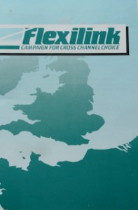 Flexilink set up by DHB, Chambers of Commerce, Ferry &amp; Freight operators, in opposition to the Channel Tunnel. 1986
