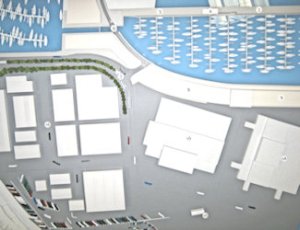 DHB Western Docks 2014 proposal showing The Cut (6) without an incorporated flood barrier. AS