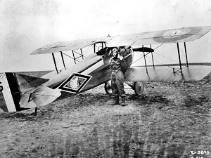 103rd Aero Squadron (US) Spad XIII C.1 and Capt. Robert Soubiran. US Army