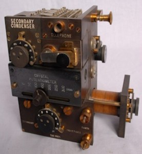 WWI Crystal set receiver - Medium Wave Transmission. marconiheritage.org