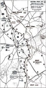 Map of the Third Battle of Ypres (31.07-10 11.1917) History Department of the US Military Academy West Point