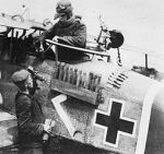  WWI - German Halberstadt CL.II bomb rack. Wikimedia