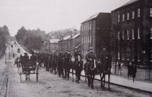 Talavera Barracks, Aldershot, the principal place of detention prior to a Court Marshal. Lonlongtrail.co.uk