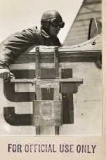 Demonstrating the latest aerial camera May 1918. United States National Archives